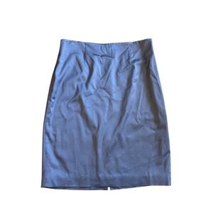 Ann Taylor Womens Pencil Skirt Gray Size 8 Business Office Career Sheath Teacher